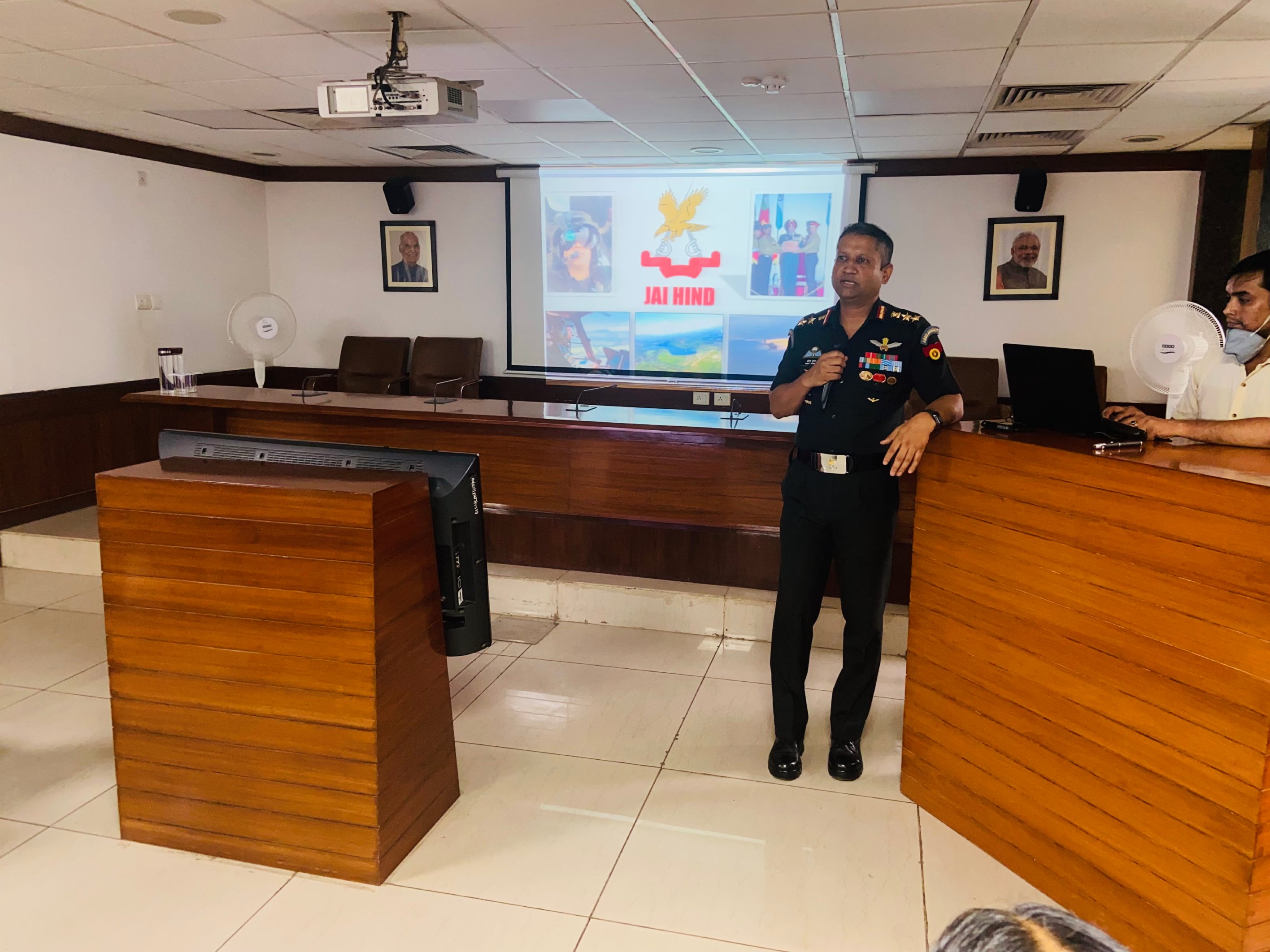 Motivational talk by Col Amit Kumar, Sena Medal Army Aviation Corps